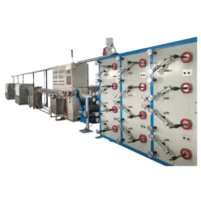 Outdoor Optic Fiber Cable 12 Cores Loose Tube Extrusion Machine Line