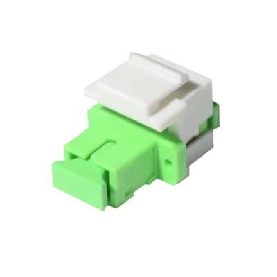 Sc/APC Fiber Optical Keystone Jack Adapter, Fiber Optic Cable Adapter Sc Single Mode