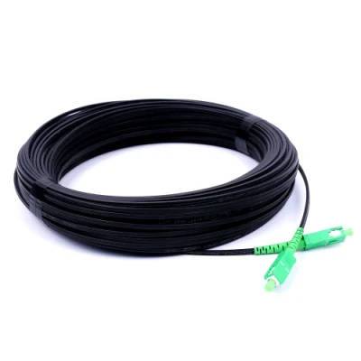 Self Supported Pre-Terminated Outdoor Drop Cable Patch Cord Sc to Sc APC/Upc Jumper Simplex Fiber Optic Cable