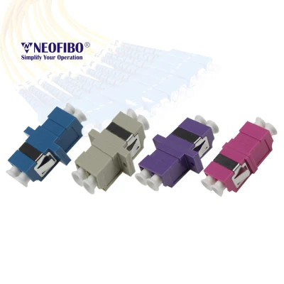 Neofibo LC Dx Adapter Fiber Optic Om4 LC/PC Bare Fiber Adapter