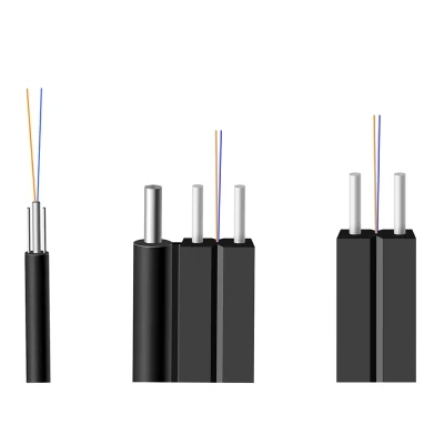 2/6/12/24 Core FTTH Fiber Cable, Sm Optical Fiber Drop Cable