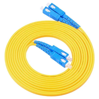 Fiber Optic Patch Cord Single Mode LC Sc FC St G657A1 Fiber Optical Cable Fiber Pigtail Extension Cable for ODF