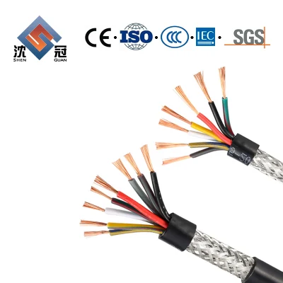 Shenguan Cat5e CAT6 Computer Network Signal Ethernet Wire Audio Speaker Shielded Instrument Patch Cord Cable Fiber Optic Cable Trailing Cable