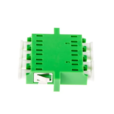 Wholesale Simplex Single-Mode Fiber Optic Adapter LC APC to LC APC Quad Single Mode Plastic Fiber Flange Sc Connector