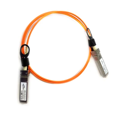 10g Aoc 1m Orange Ethernet Fiber Cable 3m 5m 15meters SFP+ to SFP+ Active Optical Cable