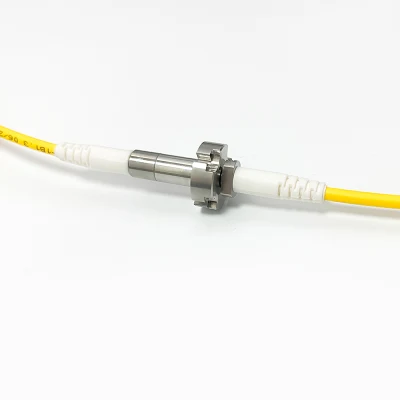 One Channel Fiber Optical Rotary Joint/Slipring Connector with Longer Life Span for Military Application