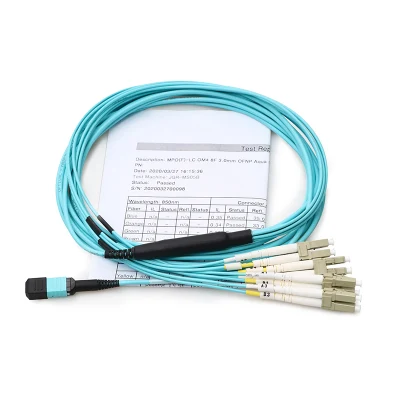 LC/Sc/St/FC MPO/MTP Trunk Cable Sm Om3 MPO Patchcord Optic/Optical Fiber Patch Cable