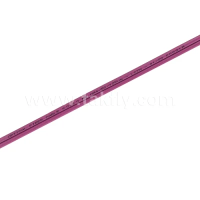 Indoor Cable 2 Fiber Zipcord Multimode Om4 50/125 Aqua/Violet Plenum/Riser/LSZH Rated Fiber Optic Cable