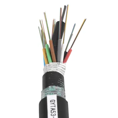 Outdoor Aerial Self-Supporting All Dielectric Optical Fiber Cable PE /at Single Sheath 100m Span ADSS Cable