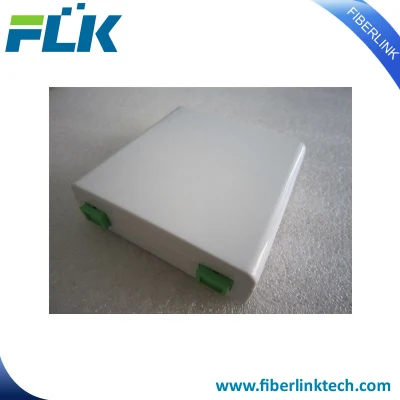 FTTX 2 Ports 2-4 Cores Sc Access Terminal Box Fiber Optic Customer Wall Outlet (ATB)