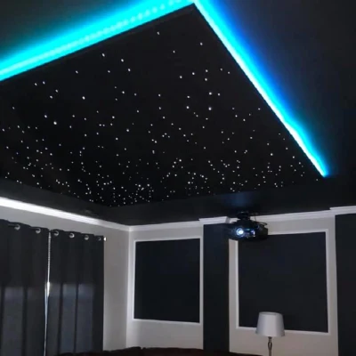 DIY Fiber Optic Star Ceiling Panels RGBW Twinkle 36W Fiber Optic