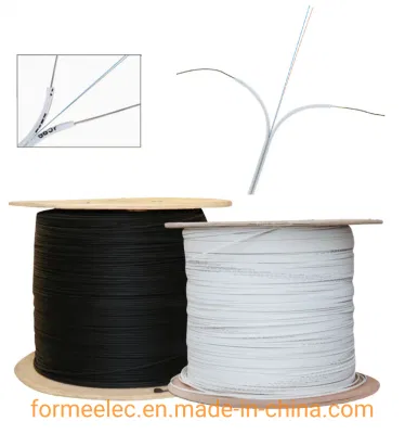 Home Optic Fiber Cable FTTH Cable Optical Fiber Cable FTTH 4 Core Drop Cable