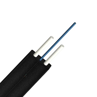 Self-Supporting FTTH Indoor Fiber Cable Optic Fiber Drop 4 Core