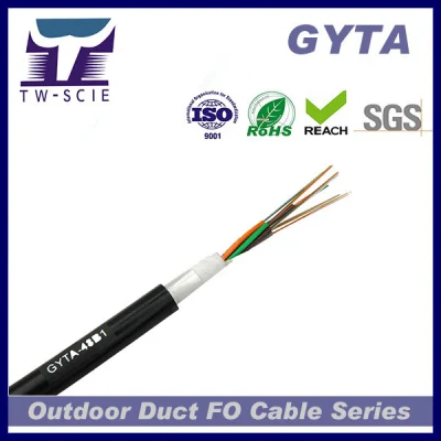 China Suppliers Multi Core GYTA Armoured Outdoor Fiber Optic Cable