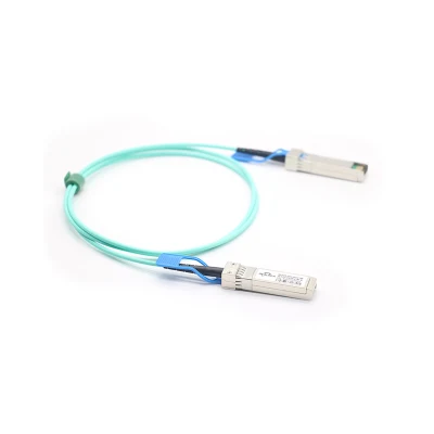 Customized Length 25g Aoc Cable SFP28 to SFP28 Active Optical Cable 10m Ethernet Fiber Cable 3m 5m 15meters