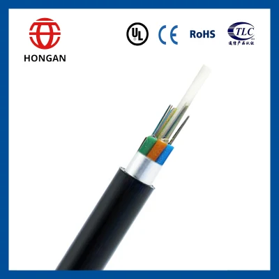 Armored Fiber Optical Cable 276 Core G652D Type G Y F T a for Aerial Duct Communication