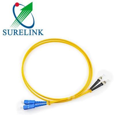 Optical Fiber Patch Cord Sc/Upc-St/Upc-Sm-Duplex Jumper Sc PC Fiber Optic Patch Cable