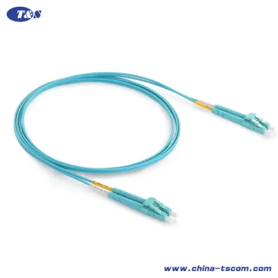 3m (10FT) LC Upc to LC Upc Duplex Om3 Multimode LSZH 2.0mm Fiber Optic Patch Cable, #D0091