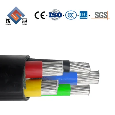 Shenguan Knofc 100/120m Span 4 6 8 12 24 48 72 96 Hilos/Core Fiber Optic Cable Duct Signal Armored Fibra Optica ADSS Cable Electrical Cable Electric Cable
