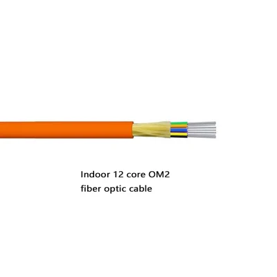 Om1 Om2 Indoor Breakout 4, 8, 12 Core Plenum Fiber Optic Cable