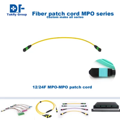 Custom Made Fiber MPO Patch Cord of MPO-MPO Series