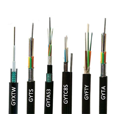  GYXTW 12 Core Single Mode Fiber Optic Cable 4 Core or 8 Core Armoured Price Per Meter Low Waterproof Fiber 24 Wireless