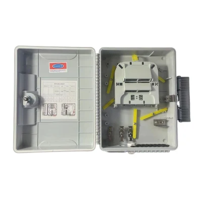 8/12/24/48/96/144 Cores FTTH Cable PC ABS Waterproof IP66/IP67/IP68 Waterproof Junction Wall/Pole/Aeial Mounting Fiber Optic Terminal Box Distribution Box