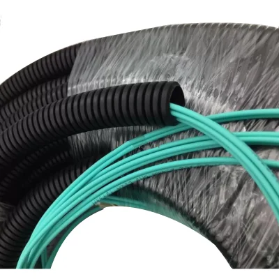 Pre Connectorized Multi Fiber Cables in Corrugated Tube Fiber Optic Distribution Cable Patchord