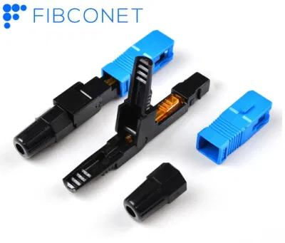 FTTH FC Introduces Cable Quick Connector Sc APC/Upc Duplex Single-Mode Multimode Fiber Optic Connector