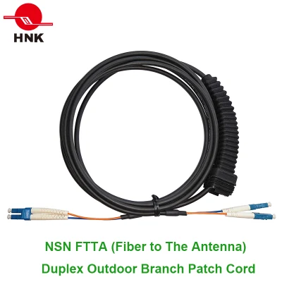 Nsn Duplex LC Arbitrary Bending Connector 5.0mm Ftta Patch Cord