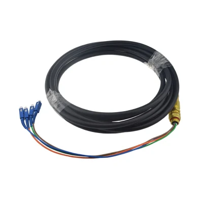 2 4 6 8 12 24 36 Core Outdoor Waterproof Armoured Fiber Optic Pigtail Patch Cord Jumper Wire Cable