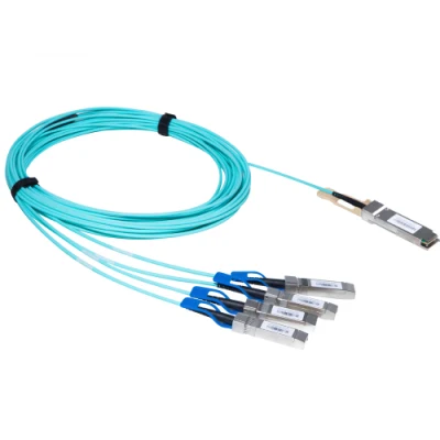 Kolorapus 100g Qsfp28 to 4SFP28 4X25g Ethernet Active Optical Cable Aoc