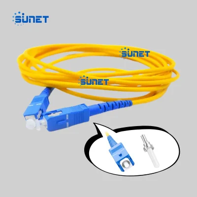 FTTH Solution Communication Cable Sc Upc APC Sm Sx Fiber Optic Patch Cord