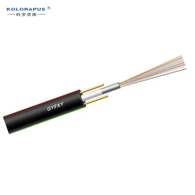  Kolorapus Outdoor Single Mode GYTA/S 144 96 72 48 36 24 12 Core Fiber Optic Cable