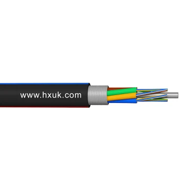 Mode Armored Direct Buried Underground GYTA Fiber Optic Cable