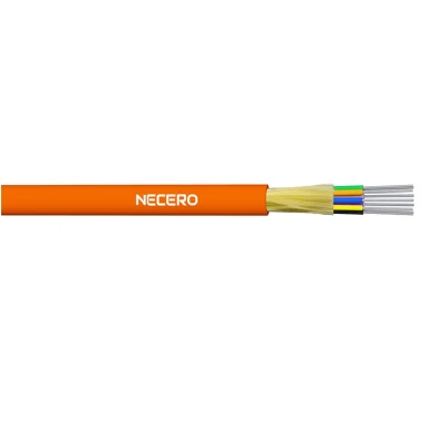 8 Fiber 62.5/125 Multi-Core Round Tight Buffered Distribution Indoor Fiber Optic Cable for Anguilla Cabling Systems