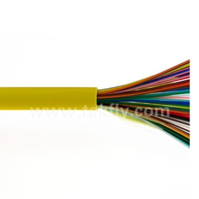 Indoor Distribution Cable 48 Fiber/Strand Singlemode OS2 9/125 Yellow Plenum/Riser Rated Fiber Optic Cable
