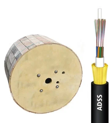 Fcj ADSS 2~288core G652D Optical Outdoor Self-Supported Fiber Cable