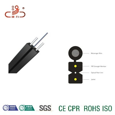 Optical Fiber Cable Self-Supporting Bow-Type Drop 2 Core