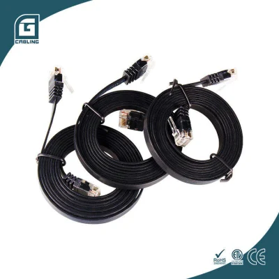 Gcabling Cat 6 LAN Patchcord Slim Flat RJ45 Patch Cable Unshielded UTP CAT6 2m 5m Ethernet Network Patch Cord