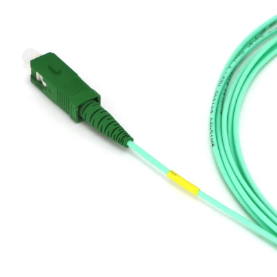 Special Type Fiber Optic Patch Cable Sc/APC-Sc/APC Sm Simplex G657A2 1.6mm Aqua LSZH Fiber Optical Patch Cords