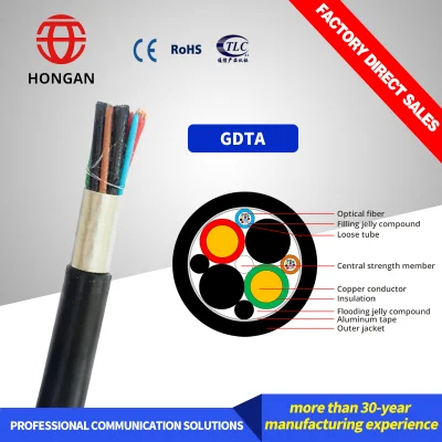 Corning Hybrid Fiber Optic Cable for Telecommunication