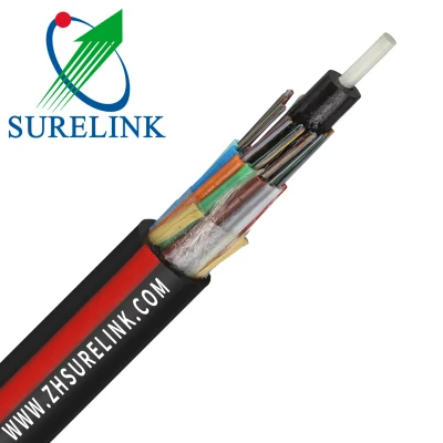Stranded Loose Tube Outdoor Aerial Armoured 12 Core Fiber Optic Cable GYFTY