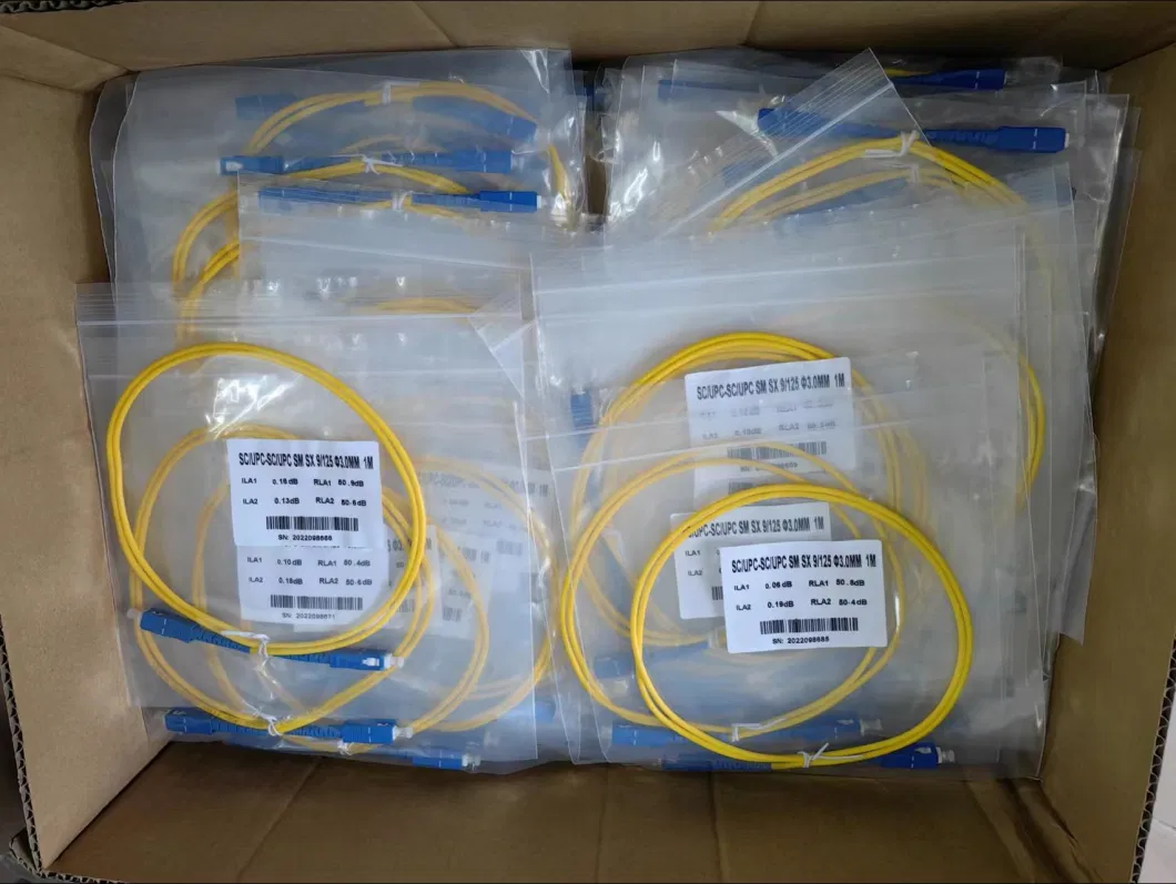 Om4 Multi Mode 50/125 LC-LC Duplex 3m Optical Fiber Patch Cord Cable for 10g Ethernet Connecting