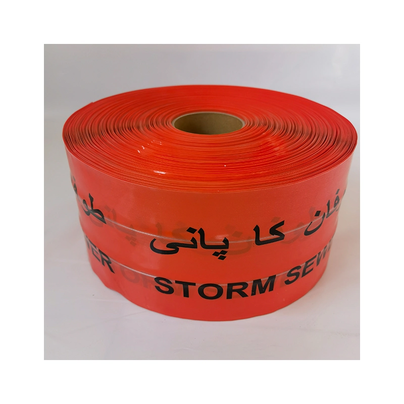 Detectable Tape Caution with Buried Sewer Line Gas Cable Fiber Optic electric Water Line Safety Barrier Tape Gas Line Warning Tape Buried Underground Detective
