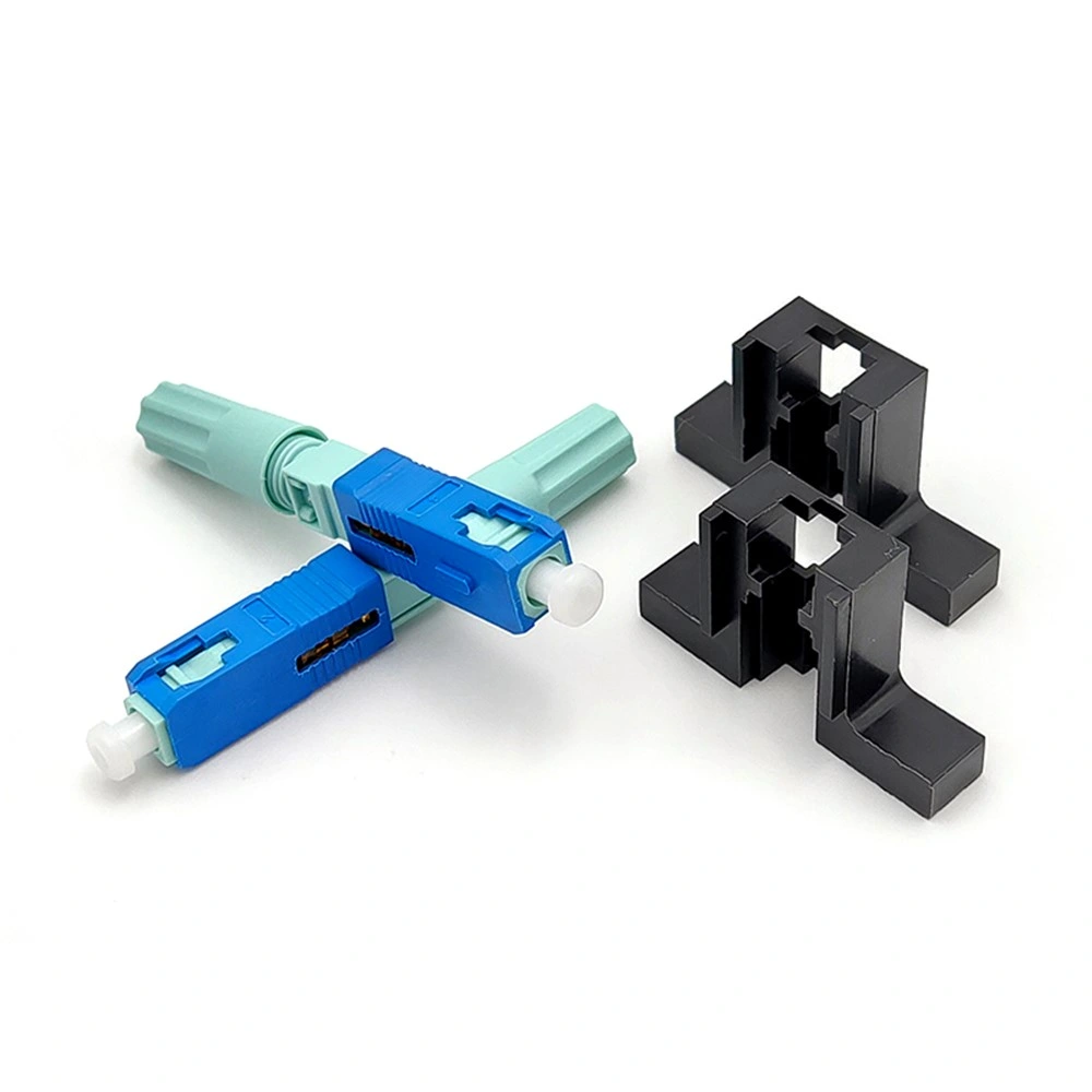 Sc/Upc Aircraft Nut Quick Assembly Connector Optic Sc Fiber Quick Connector Scupc Optical Fiber Fast Connector for Fiber Cable
