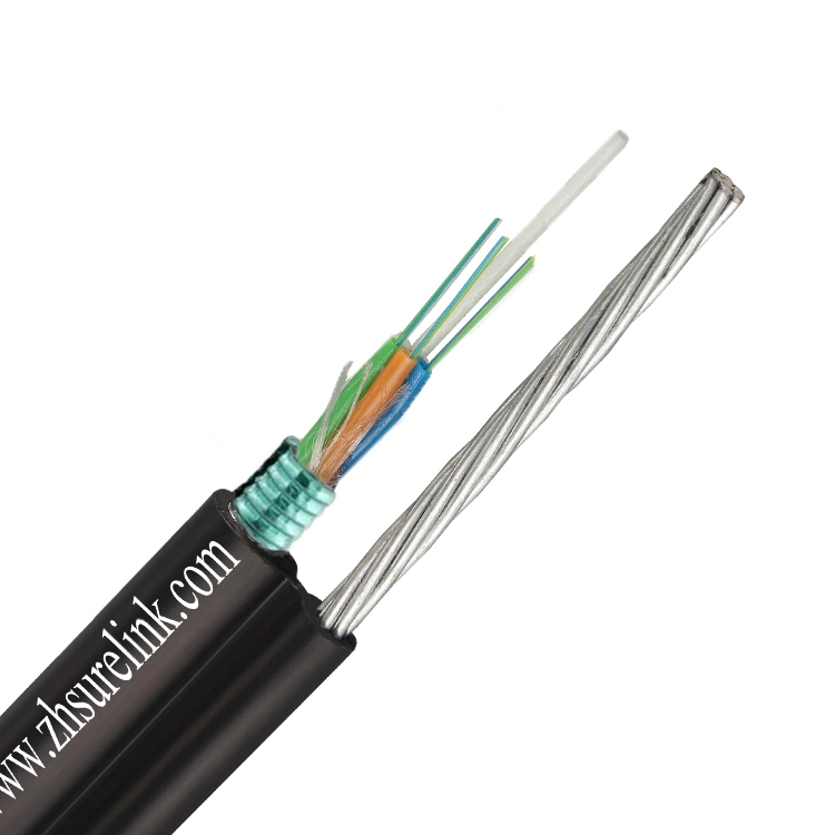 Outdoor Aerial Self-Supporting Figure8 G652D 24core 48core Armoured Fiber Cable with Steel Wire GYTC8S Fibre Optic Cable