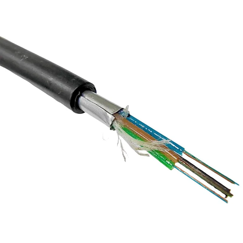 Outdoor 96 Core Om3 Armored Direct Bury Optic Fiber Cable