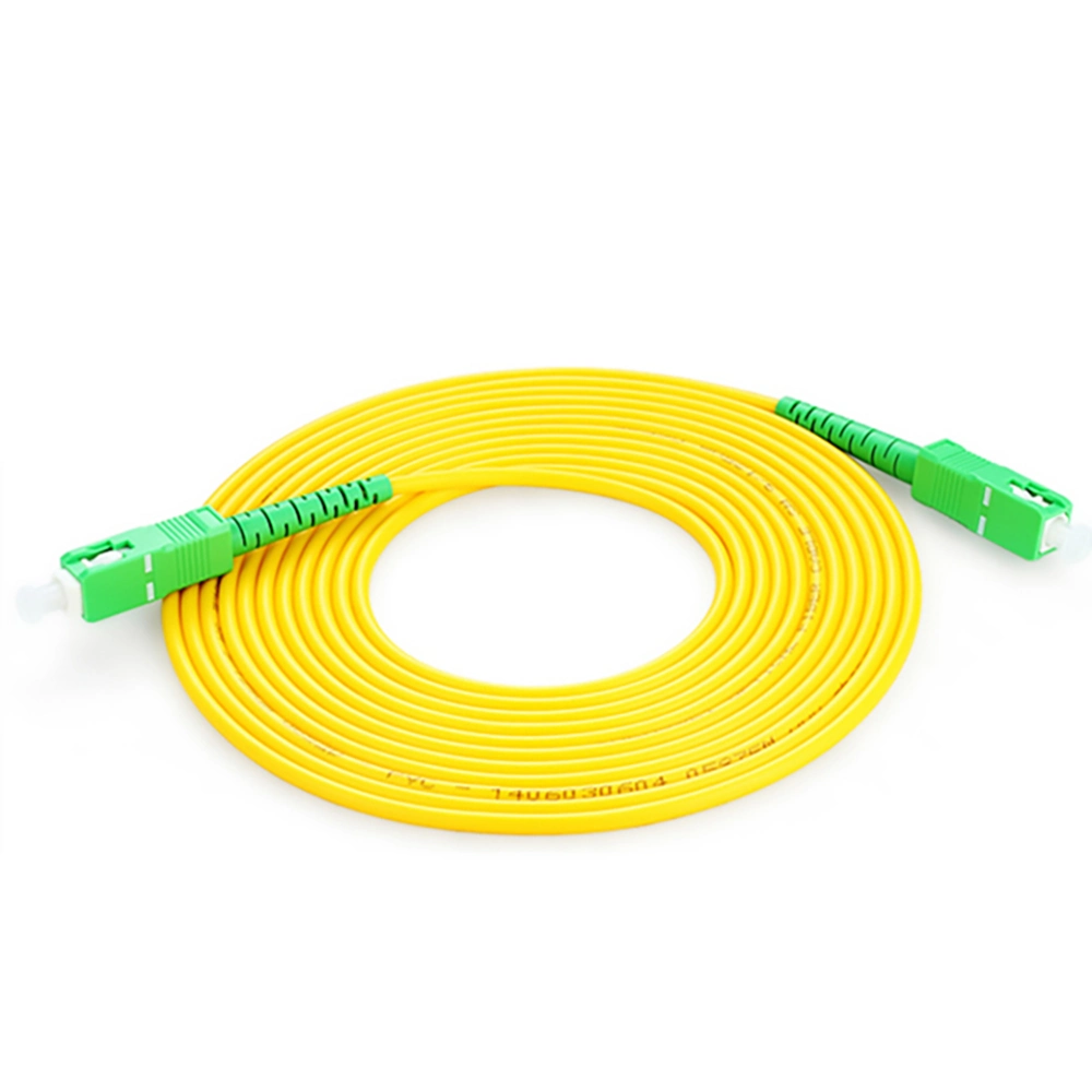 Sc APC Sm Simplex Fiber Optic Patch Cord