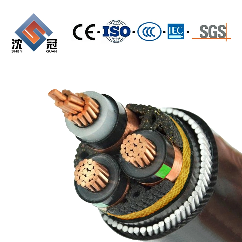 Shenguan Knofc 100/120m Span 4 6 8 12 24 48 72 96 Hilos/Core Fiber Optic Cable Duct Signal Armored Fibra Optica ADSS Cable Electrical Cable Electric Cable